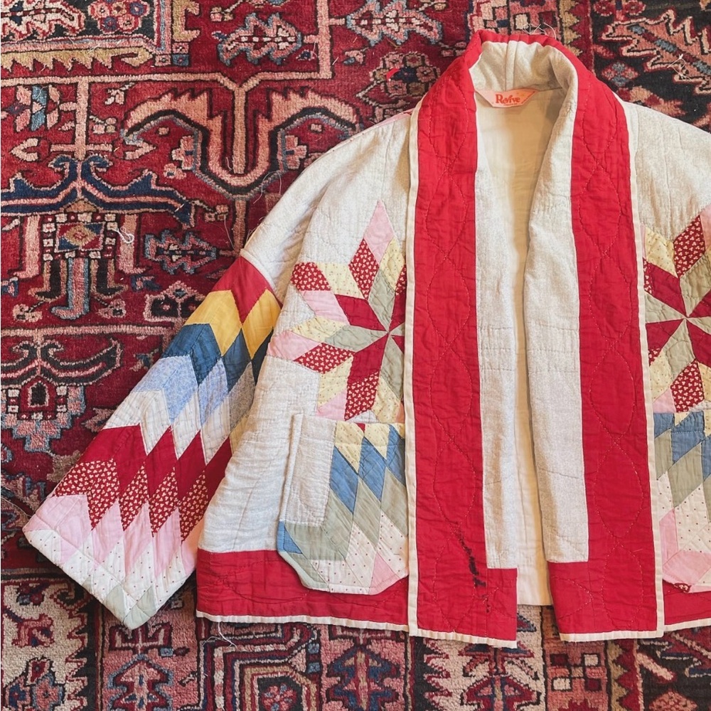 Revive Threads Quilted Jacket OS